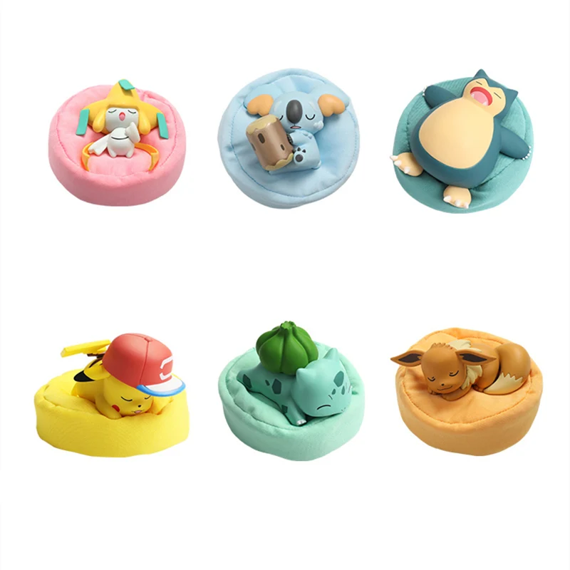 

Pokemon Actie Anime Figuur Cosplay 6Pcs Set Pok Model Anime Figuren Voor Kinderen Gift Blind Box
