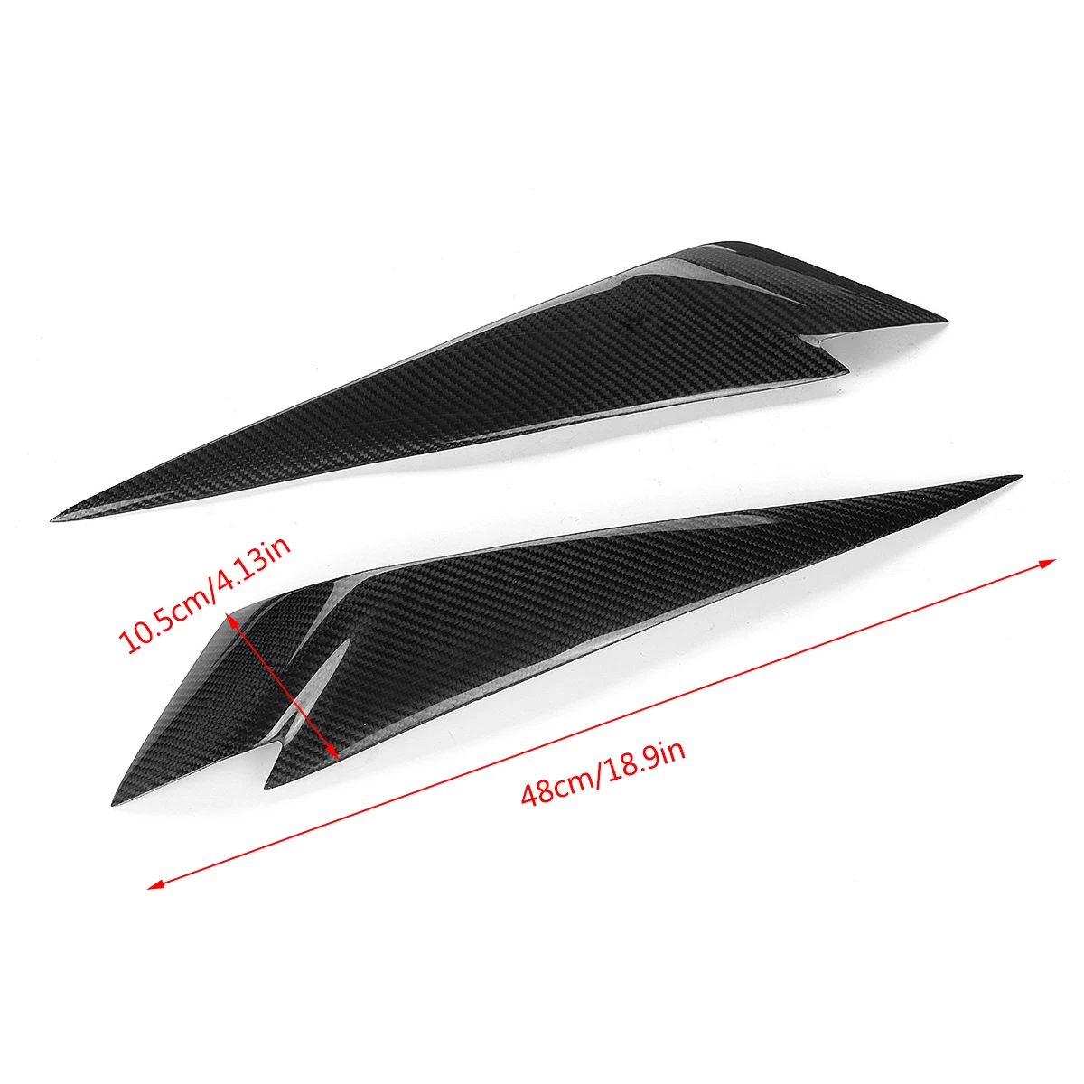 

2pcs Carbon Fiber Headlight Eyebrows Cover Trim Sticker Head Lamp Eyelids Protection For BMW X1 E84 2009-2015
