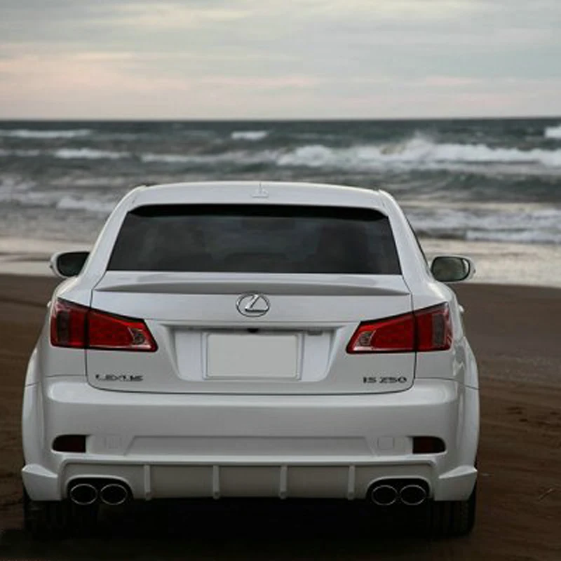 Неокрашенный спойлер из АБС пластика для Lexus IS250 IS300 IS350 2007 2008 2009 2010 2011 2012