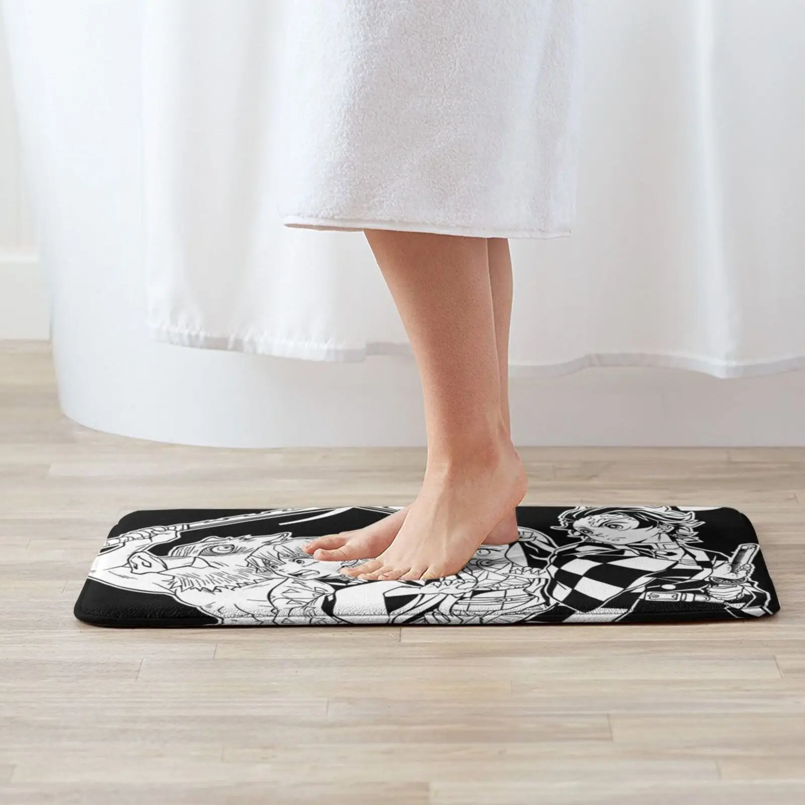 Ковер Demon Killer ковер Kimetsu No Yaiba Tanjiro 9 Pilars Nezuko Inosuke