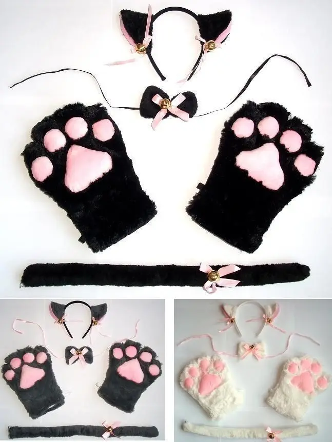 Лисой и котом из коллекции ушками хвостиком лапы ошейник для костюмированной
