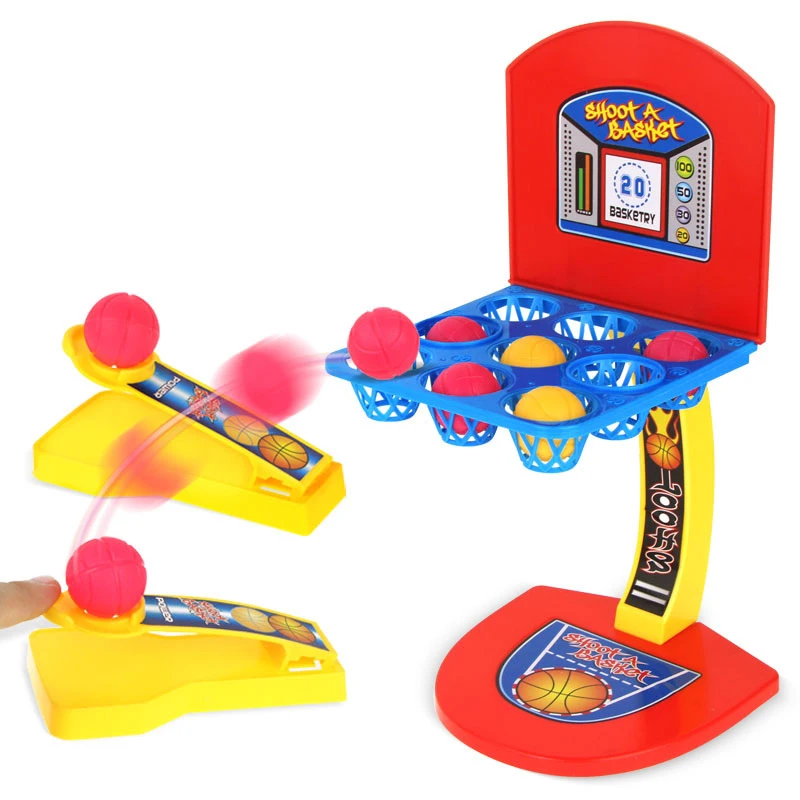 

Party Game Toys Children Board Game Mini Basketball Shooting Desktop Game Supply For Family Home Party