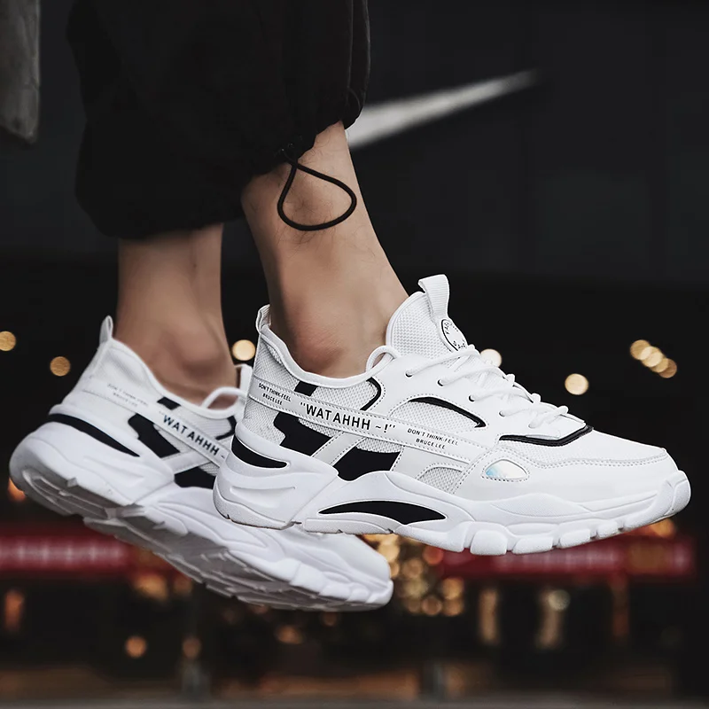 

YEINSHAARS Four Seasons Men's Casual Shoes Breathable Comfortable Classic Tide Shoes Sports Casual Shoes Men's Fashion Sneakers