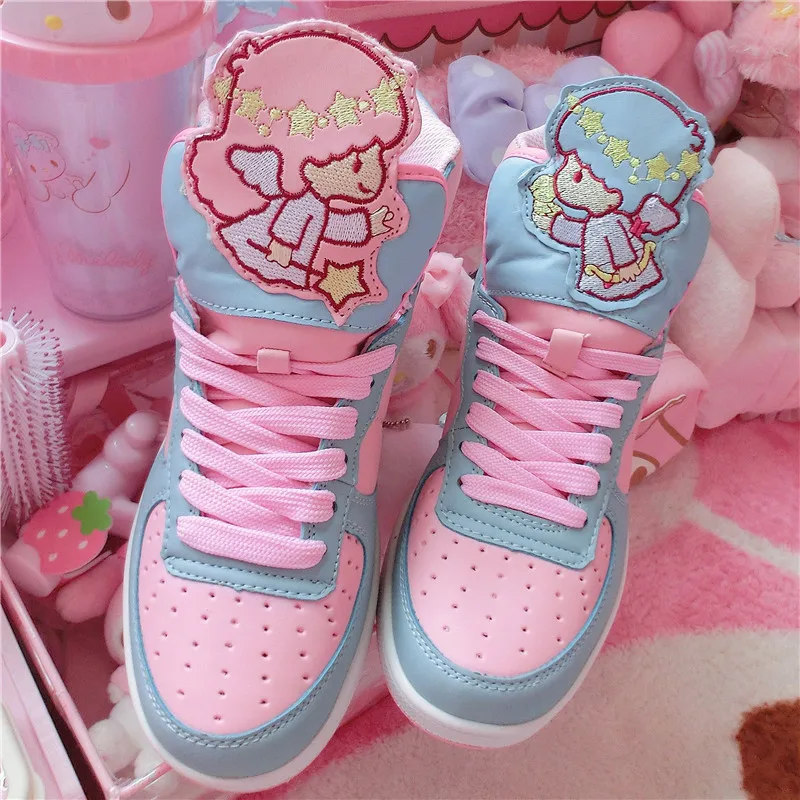 

Аниме Harajuku; Милая Лолита; Женская обувь с высоким берцем; Повседневная обувь