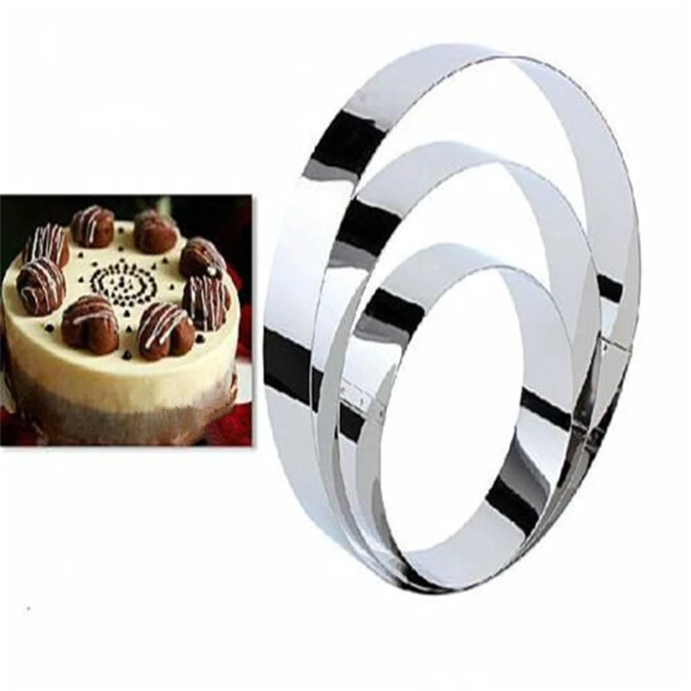 3 шт. регулируемый круглый Нержавеющая сталь оригинальные формочки для печенья в