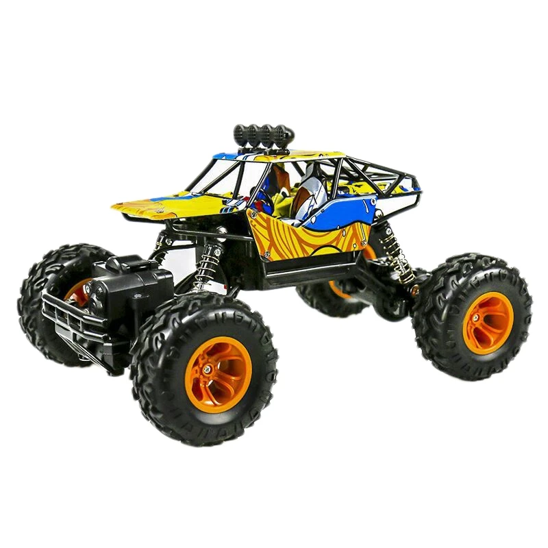 1/16 2 4 Ghz сплав корпус Rock Crawler 4Wd двойные двигатели внедорожный пульт