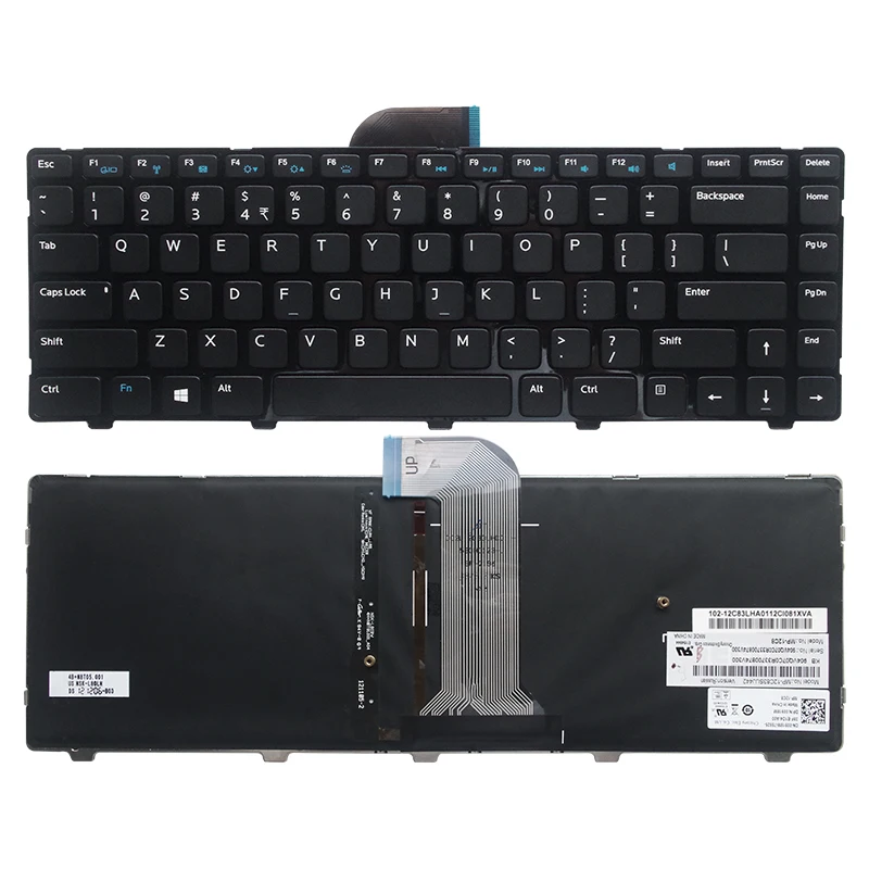 

Новая клавиатура с подсветкой для ноутбука Dell Inspiron 14 14R 3421 5421 Vostro 2421 14 3437 14R 5437 15Z-5523