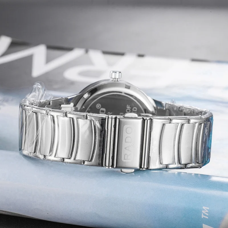 

luxury brand men womens watch gold rado watch quartz ladies wristwatches designer fashion watches diamond case reloj de mujer