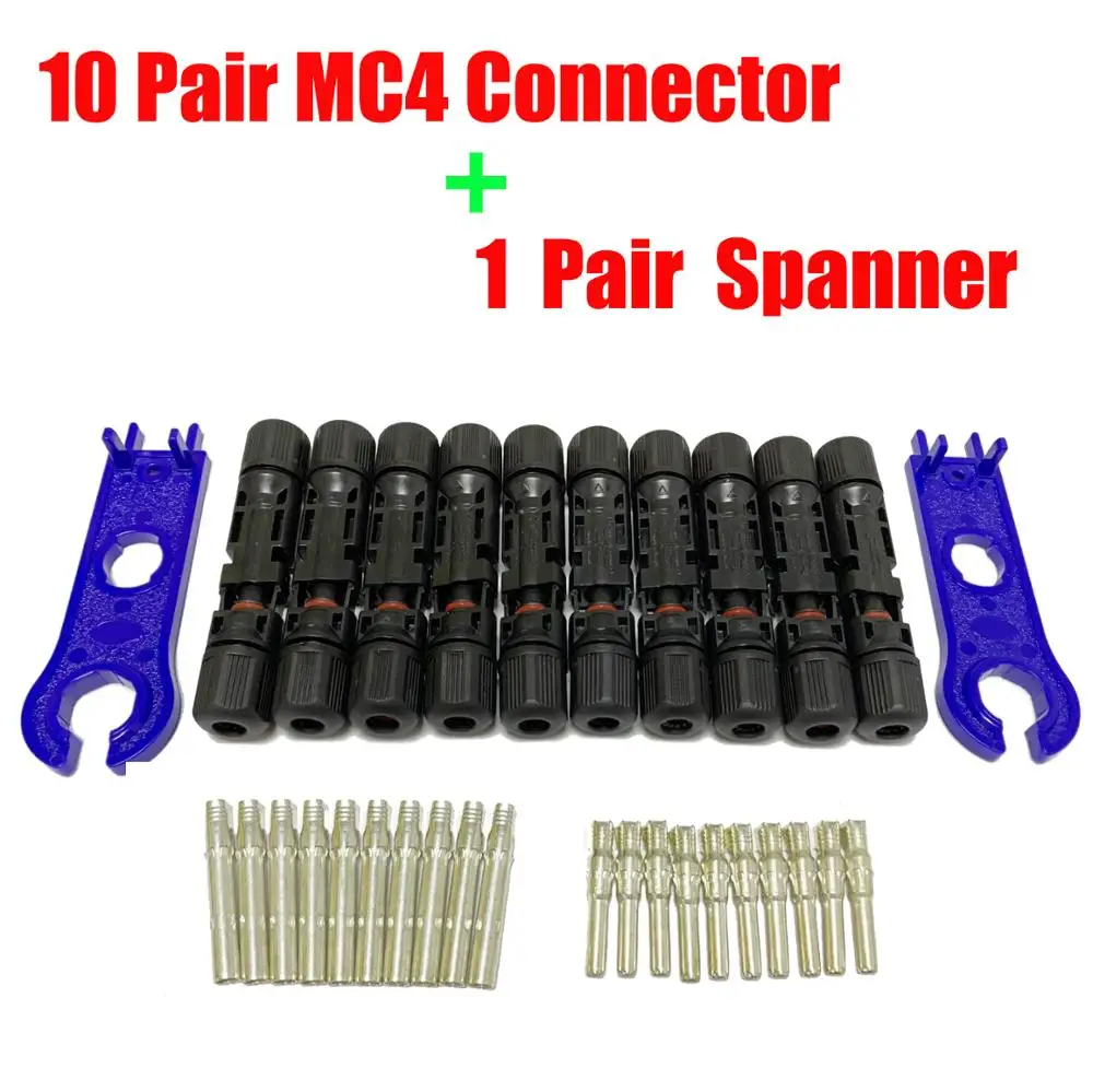Источник питания Easun 10 Пар X MC4 разъем мужской женский солнечный разъем MC4 панели солнечных батарей филиал серии подключения для солнечной системы питания