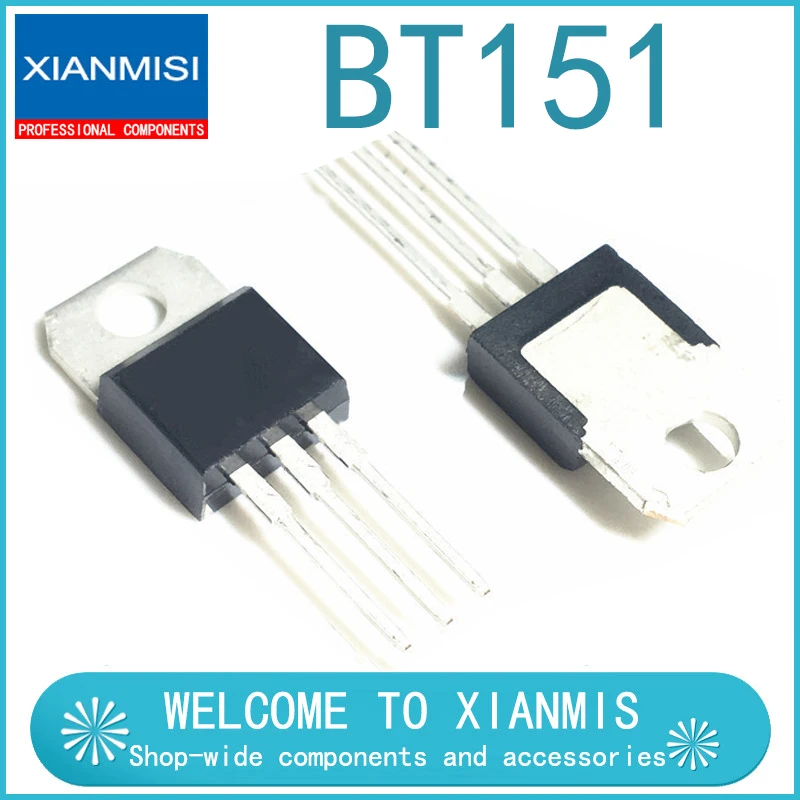 

One-way SCR thyristor BT151-500R 600R 800R in-line TO-220