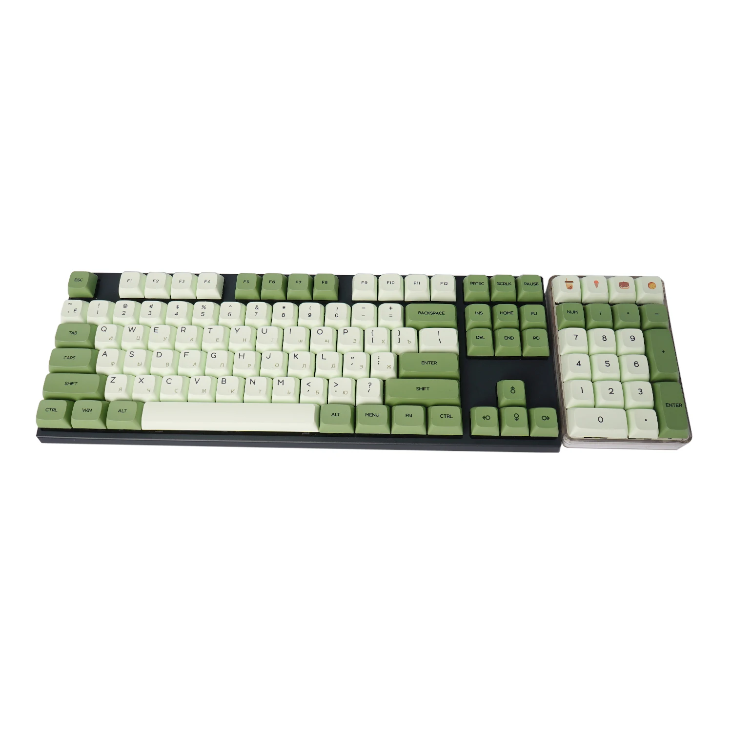 PBT Keycaps Matcha Theme XDA профиль Японский Корейский Русский алфавит MX механическая