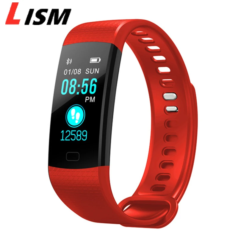 

Lism Y5 Pedometer Smart Watch Sports Fitness Activity Heart Rate Tracker Blood Pressure wristband band