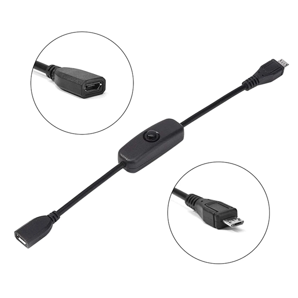 

Accessories Micro Power Control Toggle Extension Wire On Off For Fan USB Cable With Switch Electronic LED Light