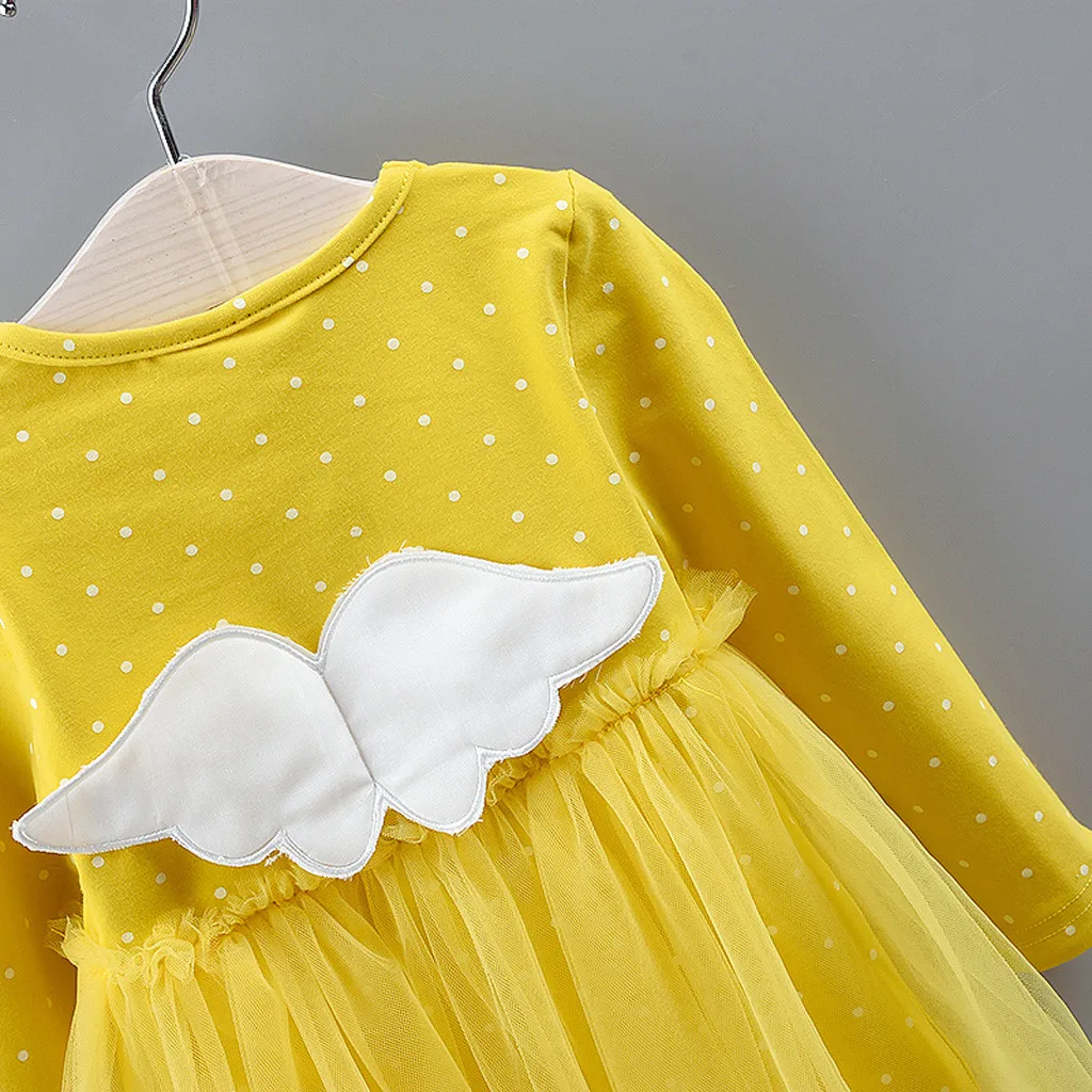 Платье для маленьких девочек; платья для маленьких девочек; vestido infantil vestidos infantil; одежда; batizado; Повседневная Лоскутная одежда с длинными рукавами; Z4