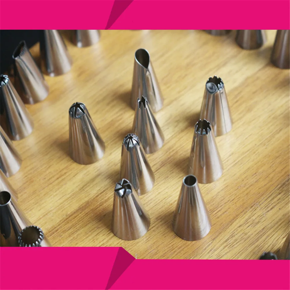 Кондитерский мешок с насадками из нержавеющей стали 49 шт./компл. |