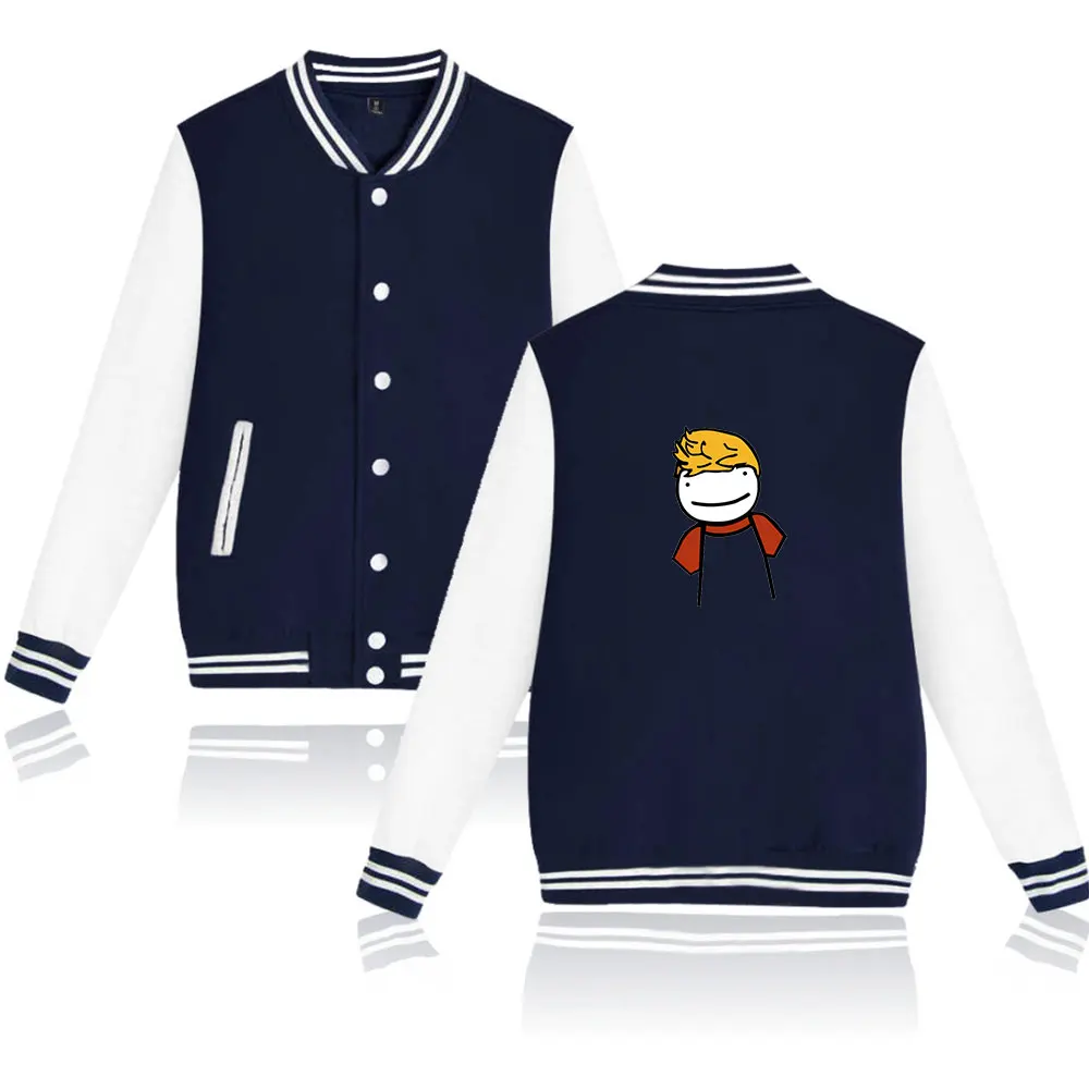 

Kawaii Tommyinnit Merch Мужская Женская куртка бейсбольная форма модная куртка Harajuku Подростковая уличная одежда популярная одежда