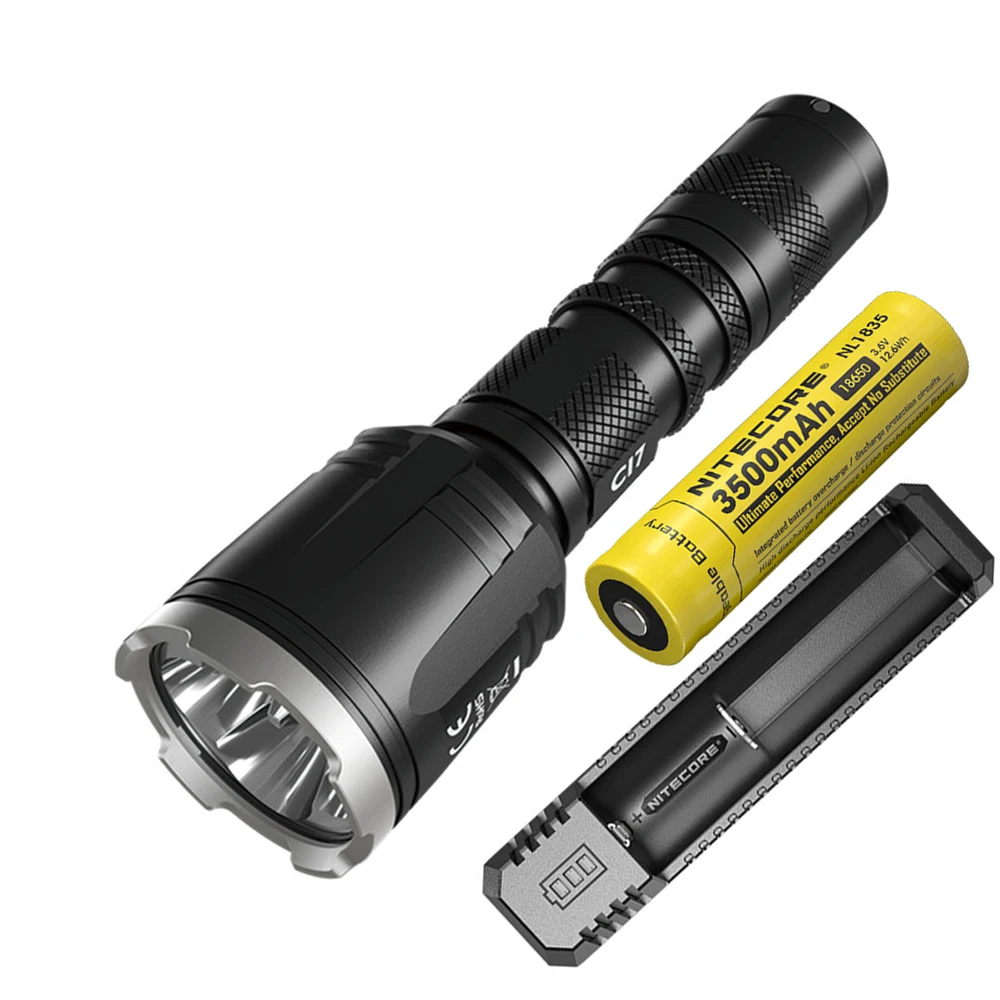 Новый тактический ИК-фонарик NITECORE CI7 с двойным выходом 4 * CREE XP-G3 S3 SST-10-IR светодиоды