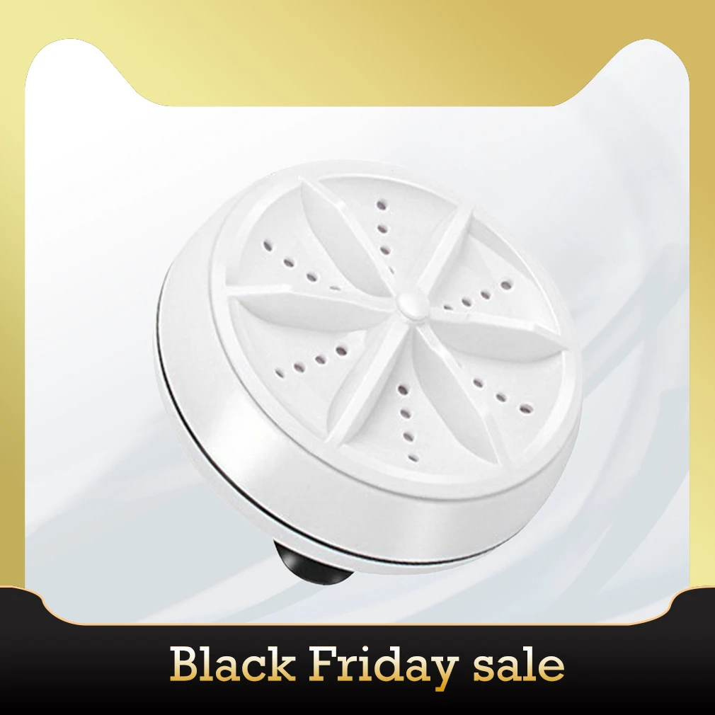 

Machine à laver à ultrasons Turbo Portable, bulles d'air et rotation, Mini Machine à laver pour voyage