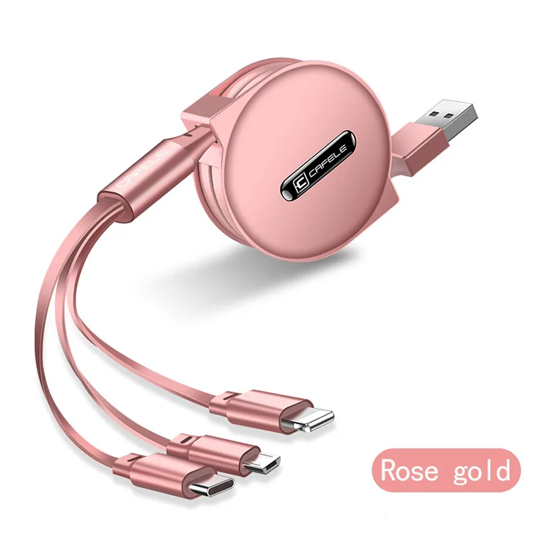 Выдвижной многофункциональный кабель для передачи данных с одним