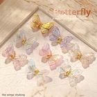 1 шт. Бабочка 3D украшение для ногтей Волнистая Полоса сексуальный дизайн ногтей своими руками красивый голографический маникюрный набор для ногтей