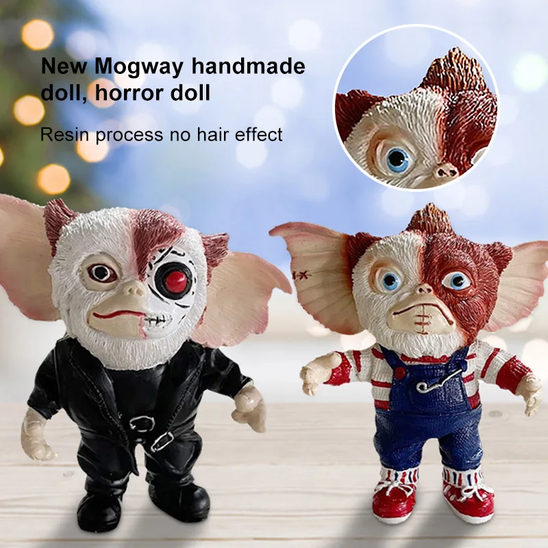 

Украшение для Хэллоуина, куклы Mogwai, кукла ручной работы, имитация ужаса, призрак, куклы, украшения, кукла из смолы, подвеска, украшение