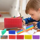 Чехол для карандашей Popets, Простой сенсорный силиконовый чехол для хранения канцелярских принадлежностей, для детей