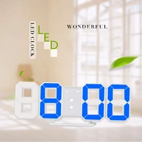 digital electronic clock with night backlight table clock alarm for home decor desk clock 1224 hours office led clock