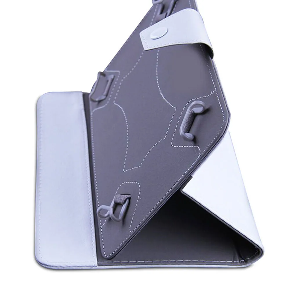 

PU leather bracket set 7 inch universal tablet case white black