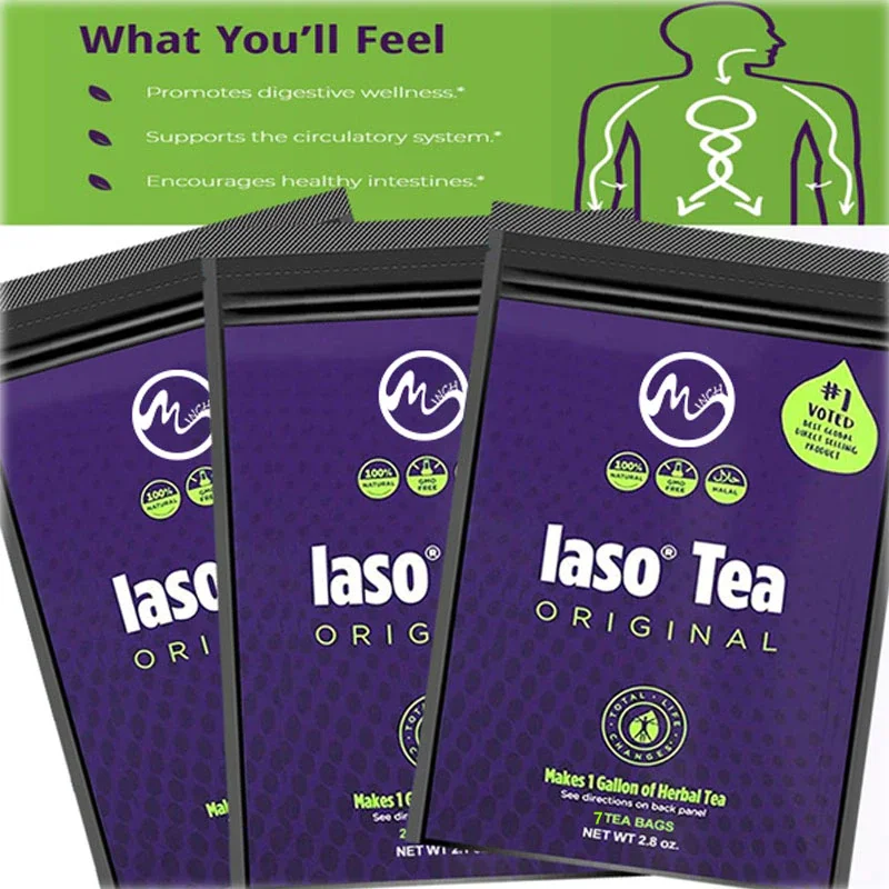 

HFU натуральный Laso Teatox напиток для детокса сжигатель жира для похудения живота уменьшает вздутие живота и запор мужской и женский продукт дл...