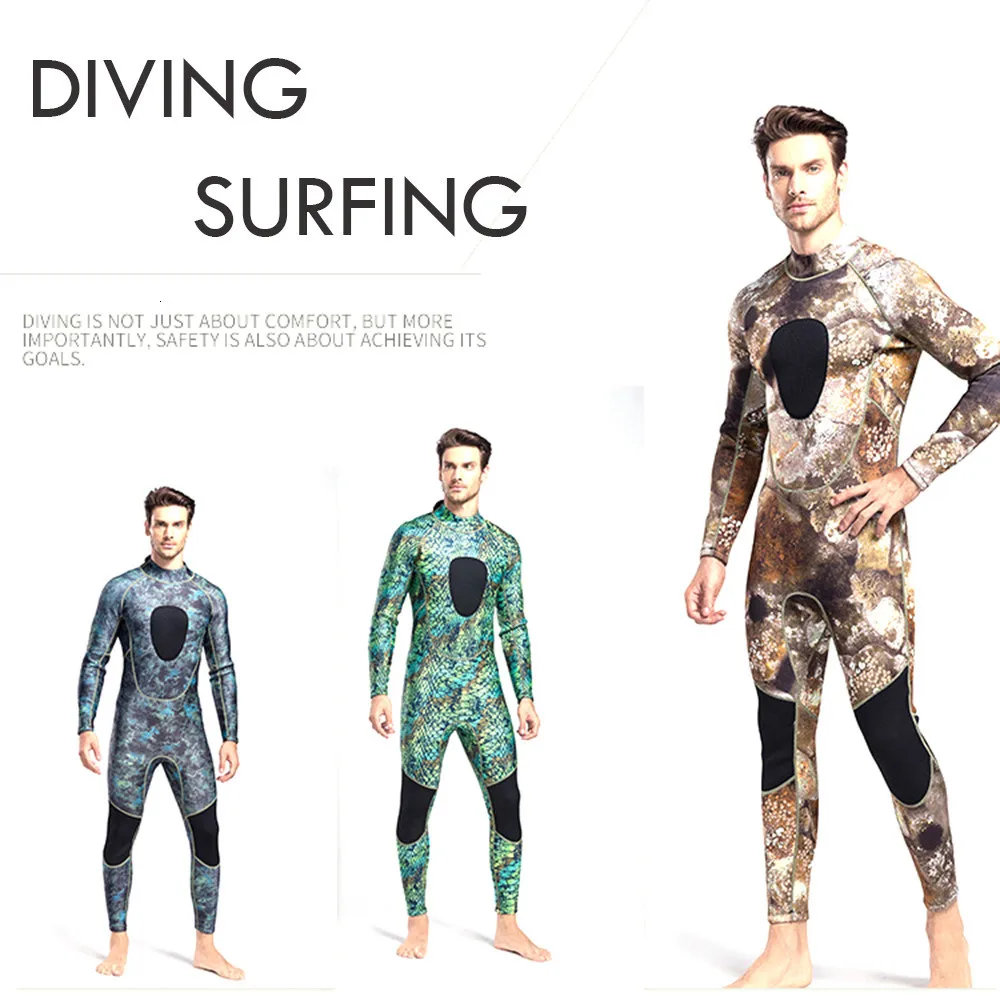 SBART 3 мм супер эластичный неопреновый костюм для дайвинга мужские Гидрокостюмы