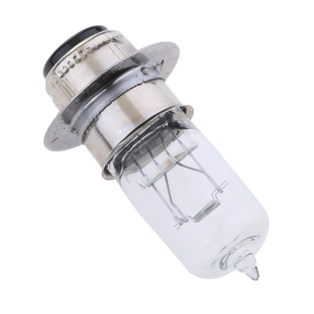 

12V 35 / 35W Motorcycle White Halogen Headlight Headlamp Bulbs # P15D - 25 - 1