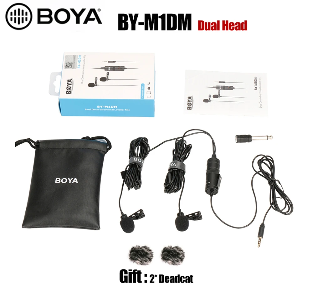 BOYA Mini BY M1 M1DM нажимный петличный Аудио Микрофон 3 5 мм воротник конденсаторный