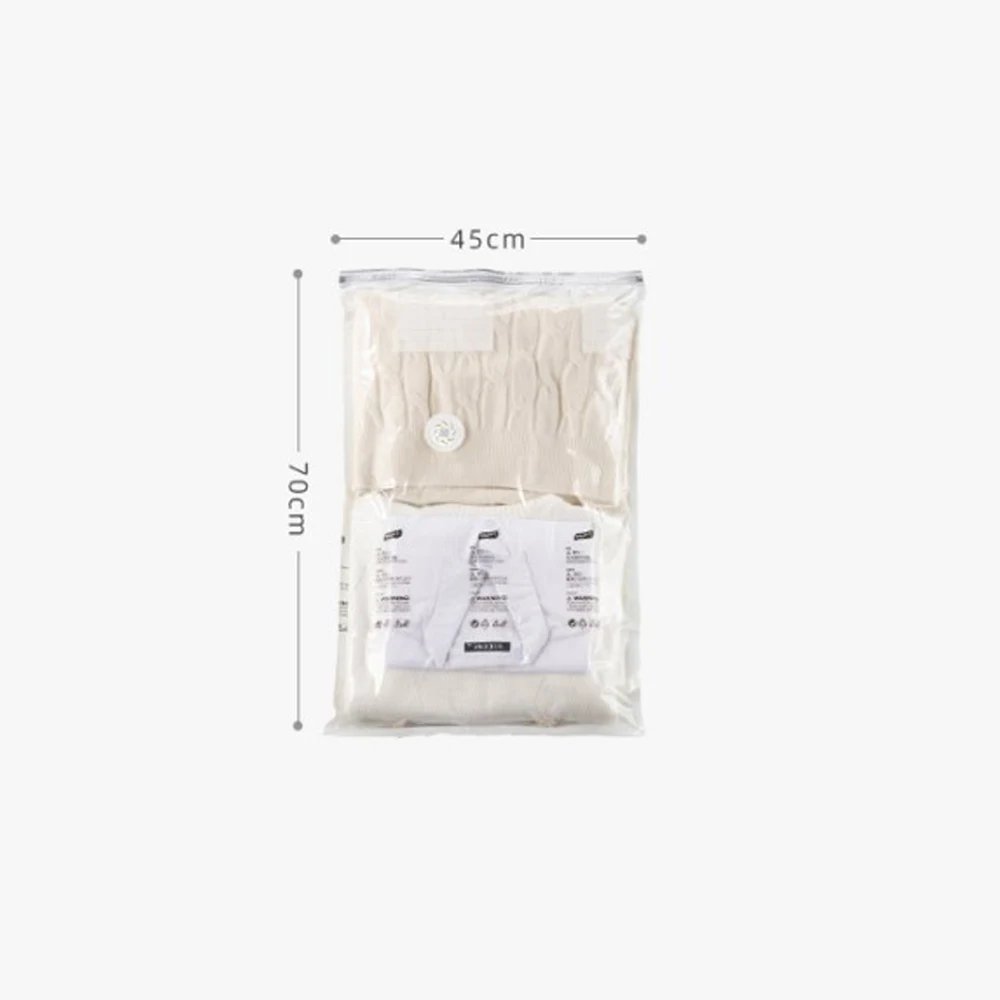 

Vacuum Storage Bag For Cloth Compressed Bags Air-Free Storage Bag With Air Valve Blanket Clothes Quilt Organizer Travel
