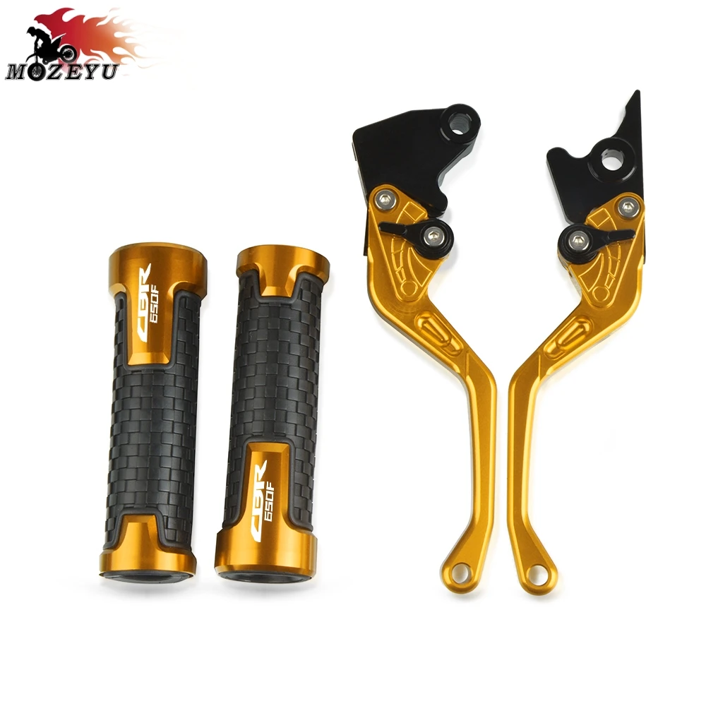 

cbr 650f Handbrake Adjustable Brake Handle Clutch Levers Motorcycle Thruster Grip Tubes Set For Honda CBR650F 2014 2015 2016