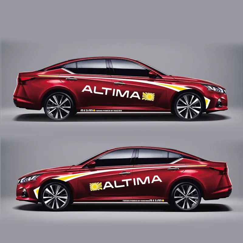 Спортивные гоночные полосы для Nissan ALTIMA Mark Levinson двухсторонние автомобильные
