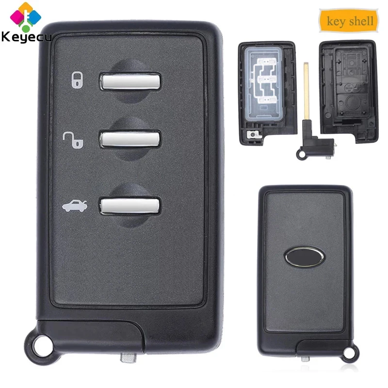 KEYECU замена Смарт пульт дистанционного управления автомобильный чехол для ключей