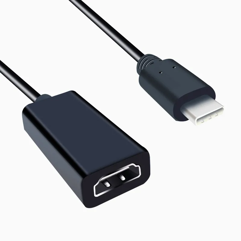 4K * 2K типа C на HDMI совместимых переходник с внутренней резьбой конвертер USB-C кабель