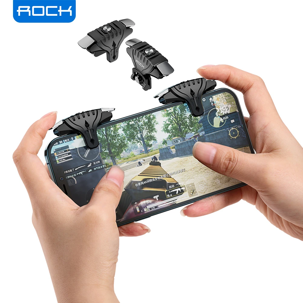 Мобильный контроллер ROCK геймпад для PUBG джойстик триггер кнопка огня