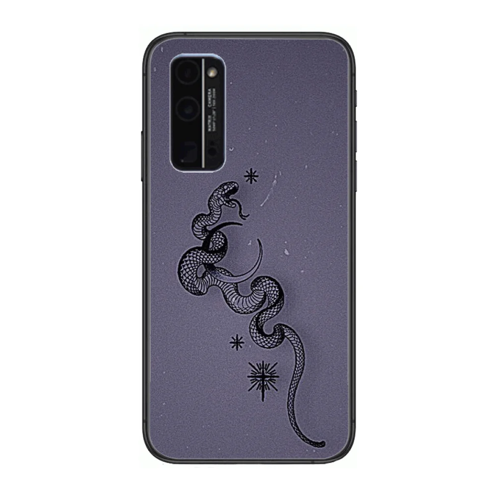 

Apply to Phone Case Hull For Huawei Honor 8 9 10 20 30 A S Lite Pro 5g i Black Back Soft Cell Cover Pretty
