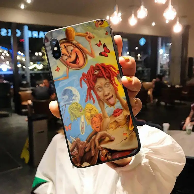 

Trippie redd famous Rapper high quality luxury Phone Case funda for iPhone 11 12 pro XS MAX 8 7 6 6S Plus X 5S SE 2020 XR