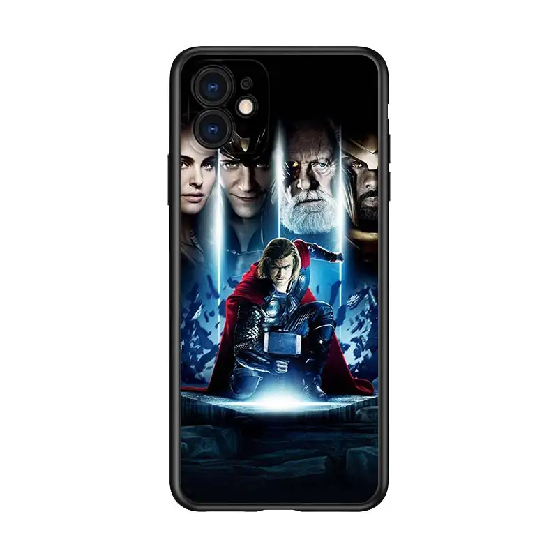 С принтами &quotMarvel" "Мстители" герой для Apple iPhone 12 Pro Max Мини 11 XS X XR 6S 6 7 8 плюс 5S