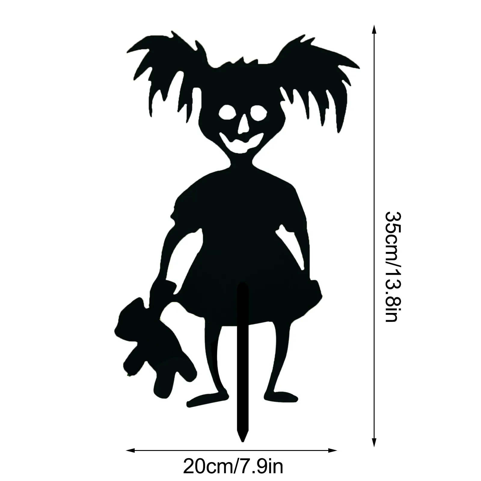 

Garden Pile Silhouette Boys And Girls Garden Decoration Insert decoracin de habitacin