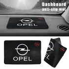 Держатель телефона на приборной панели автомобиля Противоскользящий коврик из ПВХ, автомобильный нескользящий липкий гелевый коврик для Opel Astra H G J Insignia Mokka Corsa Vectra C D