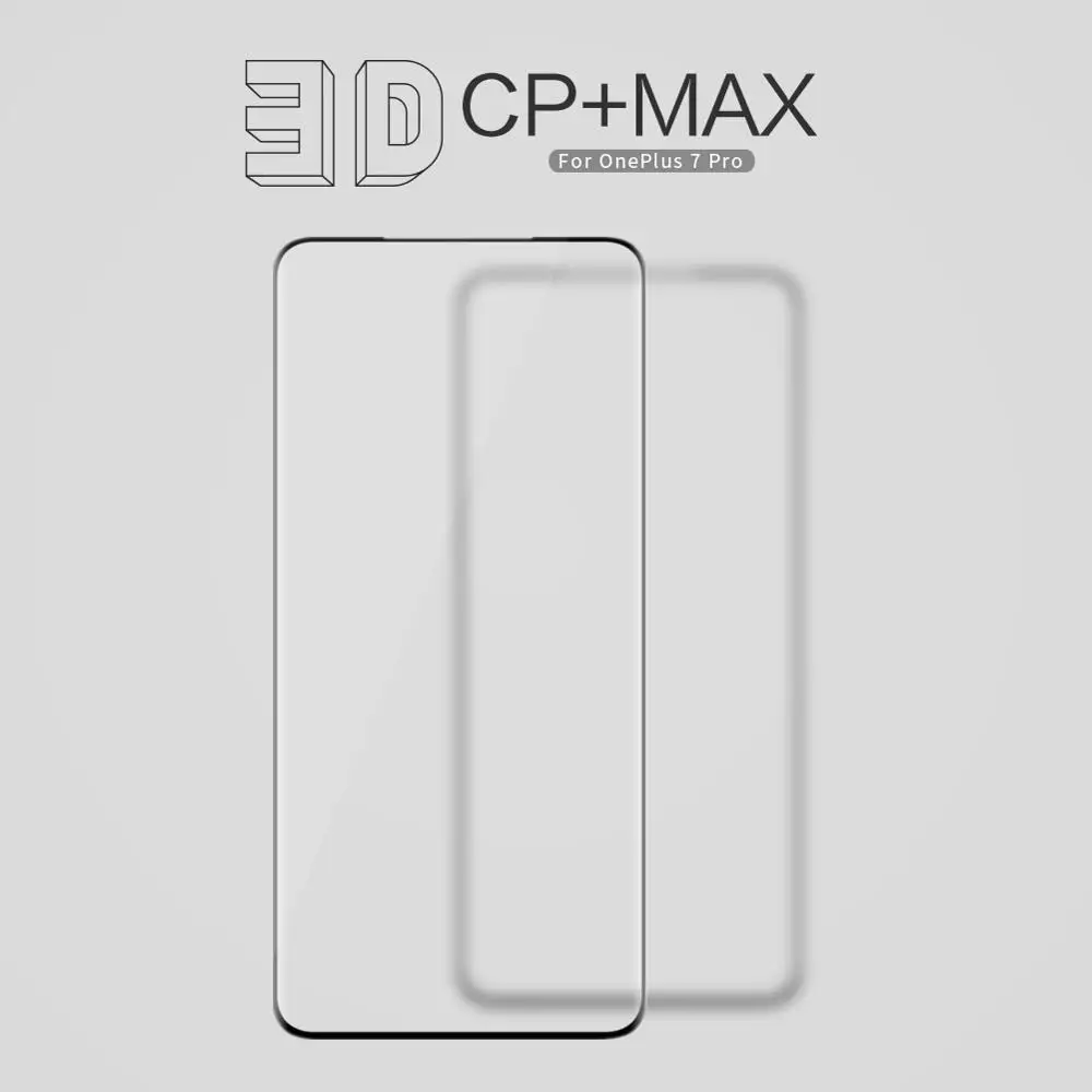 3D изогнутое закаленное стекло с полным покрытием для Oneplus 7 Pro 7Pro 7T Nillkin CP + MAX защита