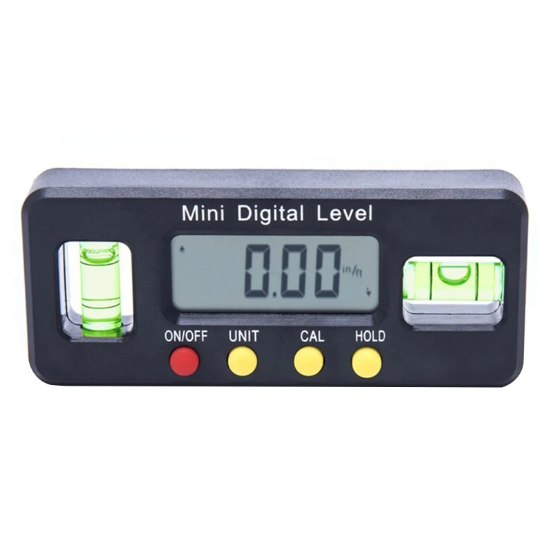

Magnetic Angle Finder Electronic Level Box Digital Level Horizontal Inclinometer Angle Ruler Measuring Tool 100mm 150mm 200mm