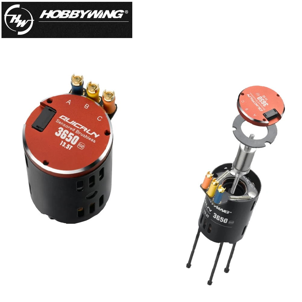 HobbyWing QuicRun 3650 G2 сенсорный бесщеточный Moter с 10BL120 120A ESC + светодиодный программный