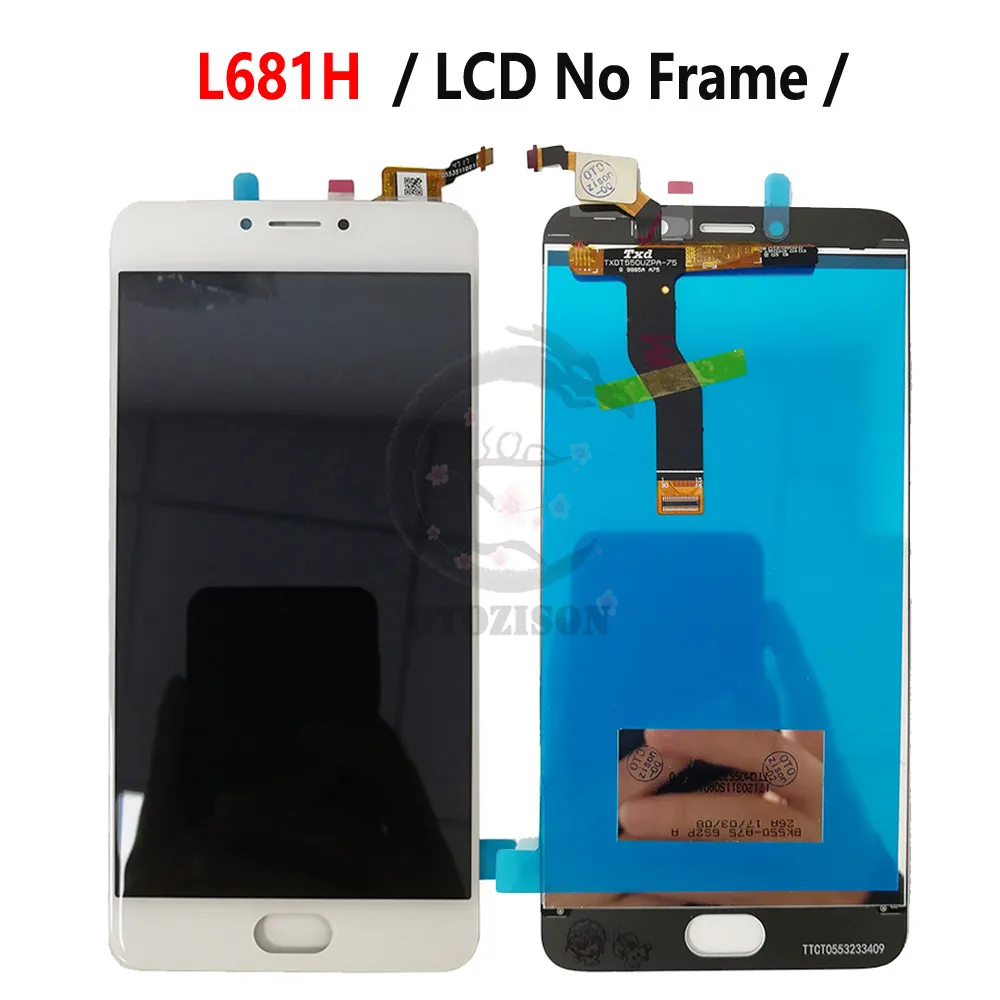 ЖК дисплей с рамкой для Meizu meilan Note 3 L681H M3 M681H кодирующий преобразователь