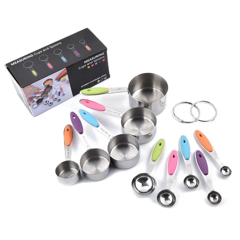 

Multi Purpose Spoons/Cup Measuring Tools Baking Accessories Stainless Steel Kitchen Gadgets Best