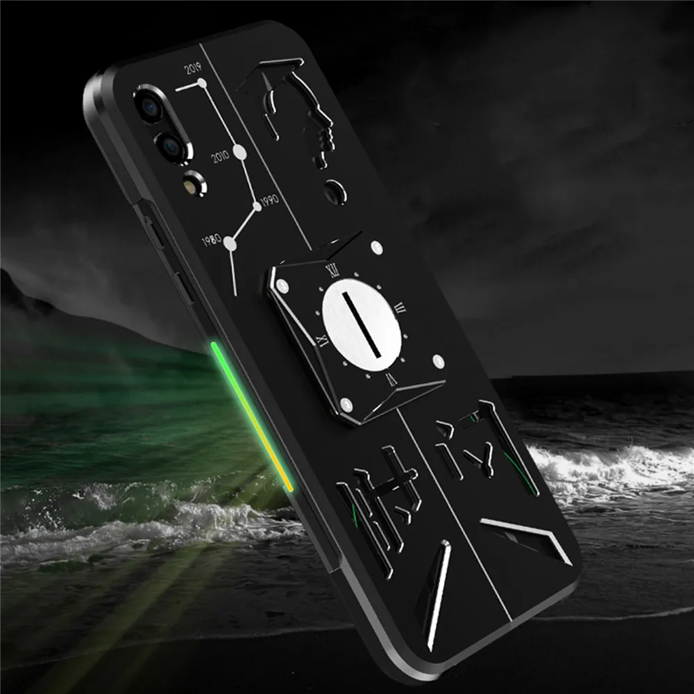 metal smartphone protective shell case back cover for mi black shark 2 3 pro gaming phone dissipate heat free global shipping
