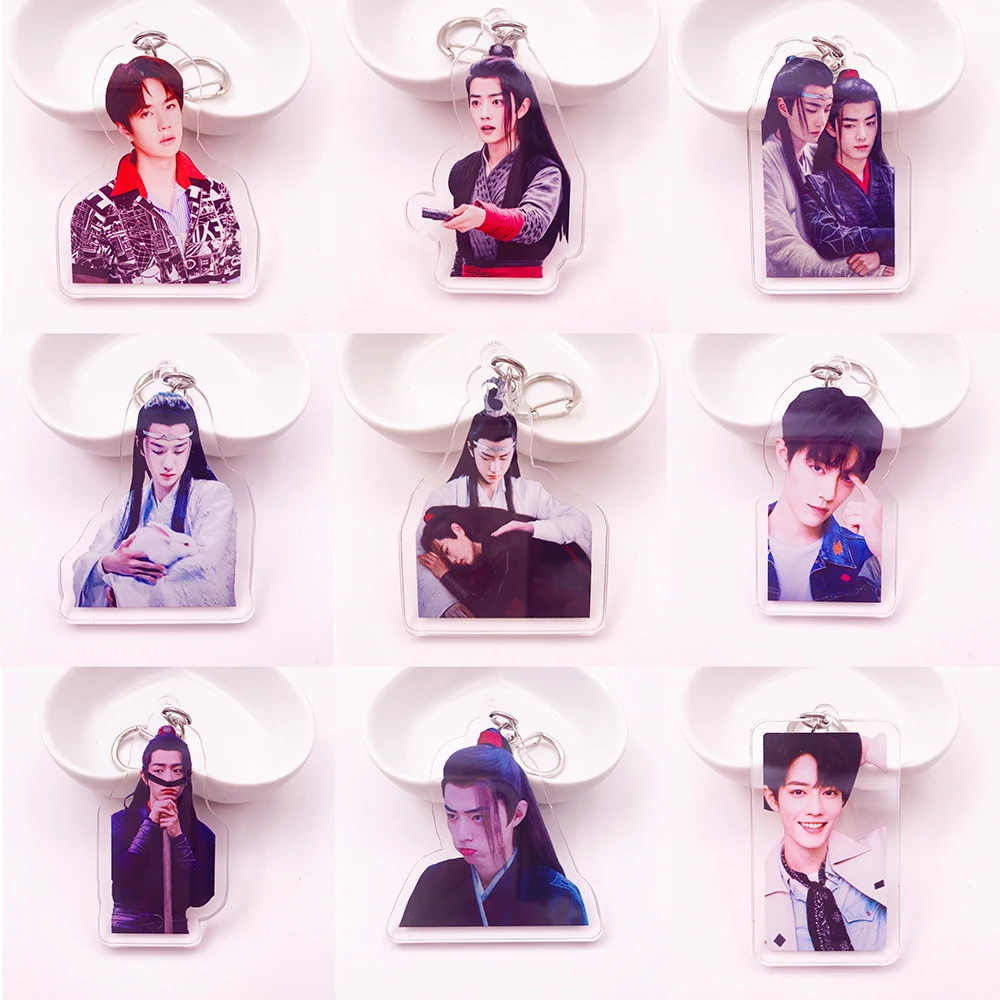 Неразобранный Chen Qing Ling акриловый брелок Grandmaster of Demonic культивирование Lan Wangji Wei Wuxian